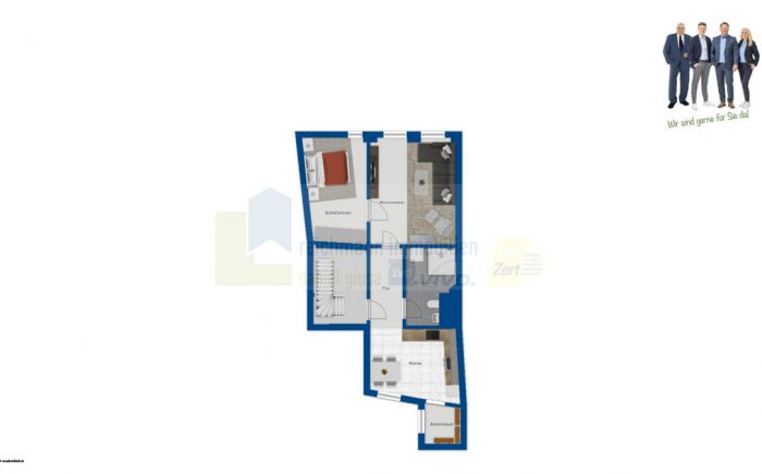 Grundriss Dachgeschoss - WHG I